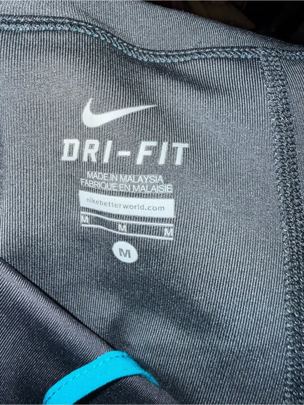 Nike Teal Skirt with Black Waistband